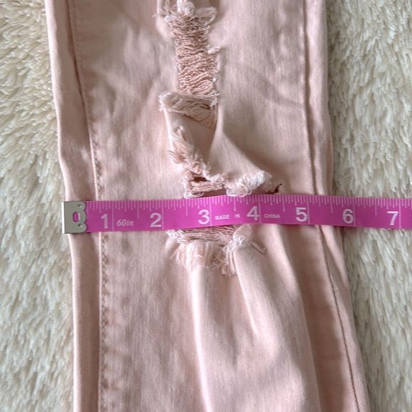 Refuge pink distressed skinny jeans size 6 - Picture 13 of 16